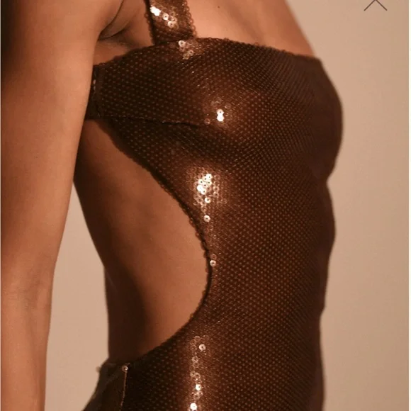 Meshki Adoria Sequin Cut Out Maxi Dress - Picture 4 of 5